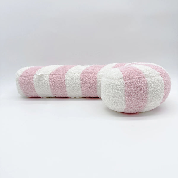 PINK Peppermint Candy Cane Throw Pillows