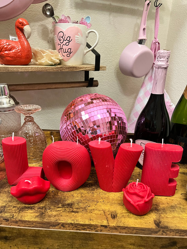 Romance Pillar Candles