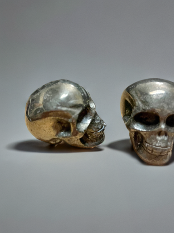 Natural Pyrite Skull Crystal Healing Energy