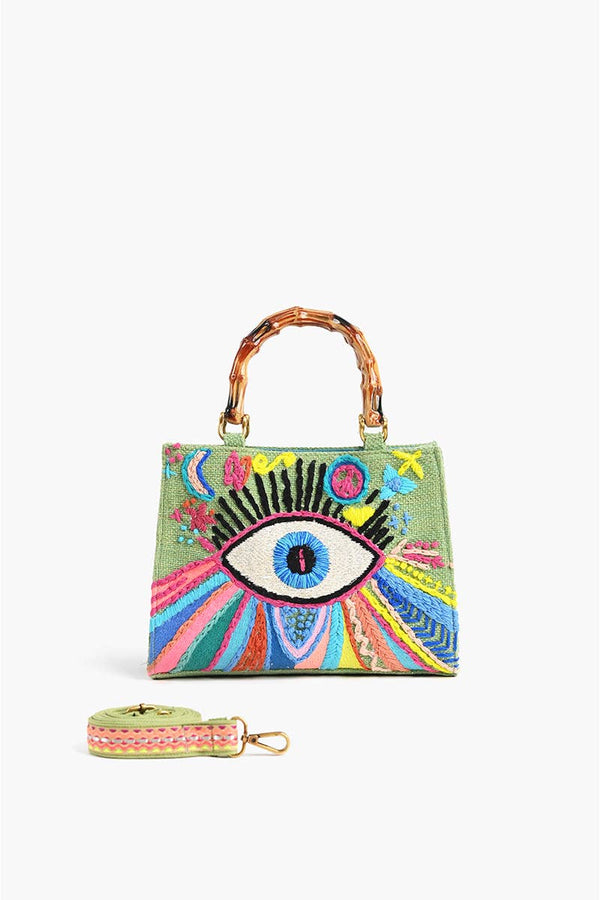 Groovy Evil Eye Handmade Handbag