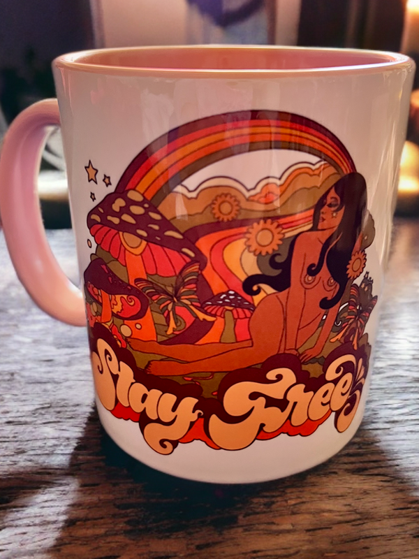 Stay Free Pink Mug