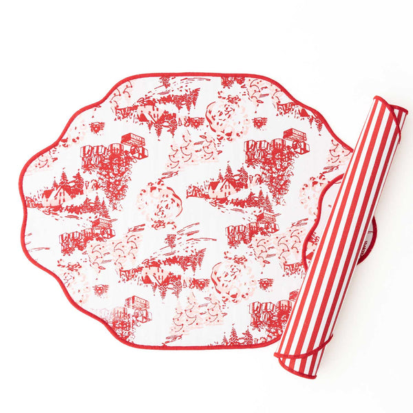 8 Oak Lane - Santa Toile Reversible Placemat
