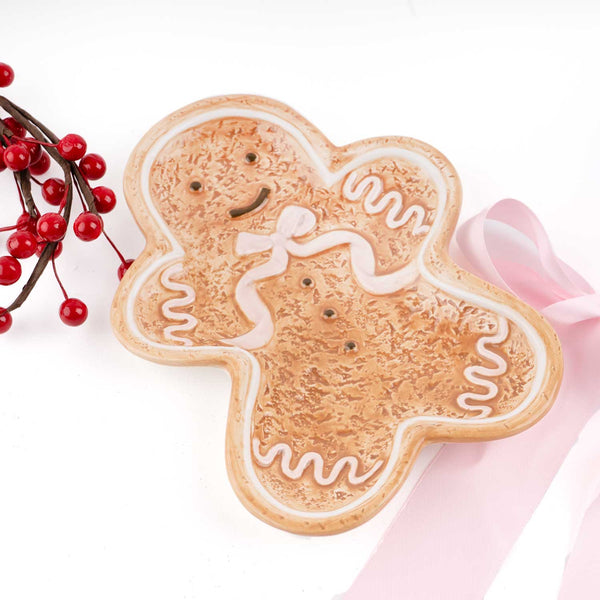 8 Oak Lane - Gingerbread Dessert Plate
