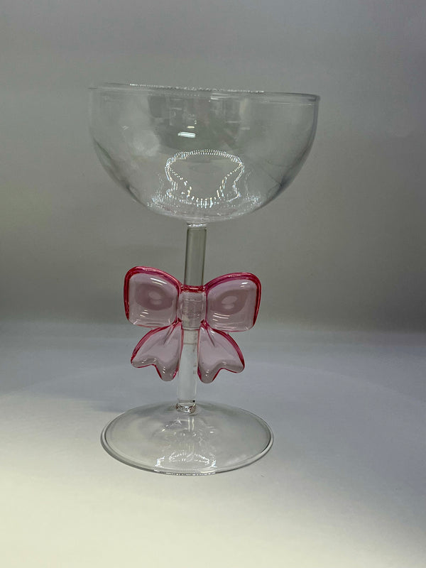 Coquette Bow Glass Drinkware