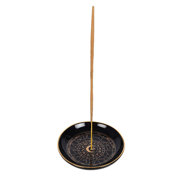 Astrology Wheel Incense Holder Plate