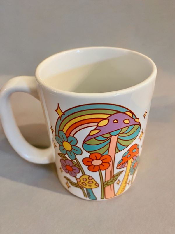 Mugs - Groovy Retro Mushroom