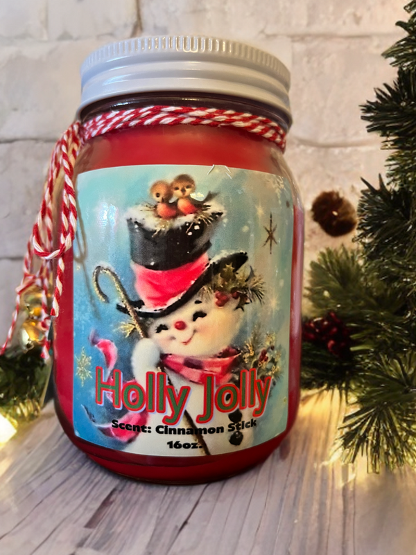 Handmade Holiday Scented Candles-16oz