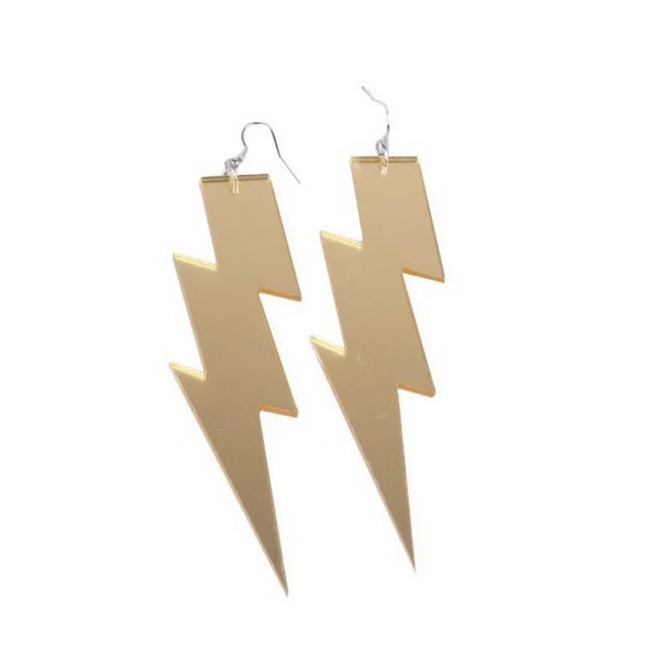 80’s Retro Lightening Bolt Earrings