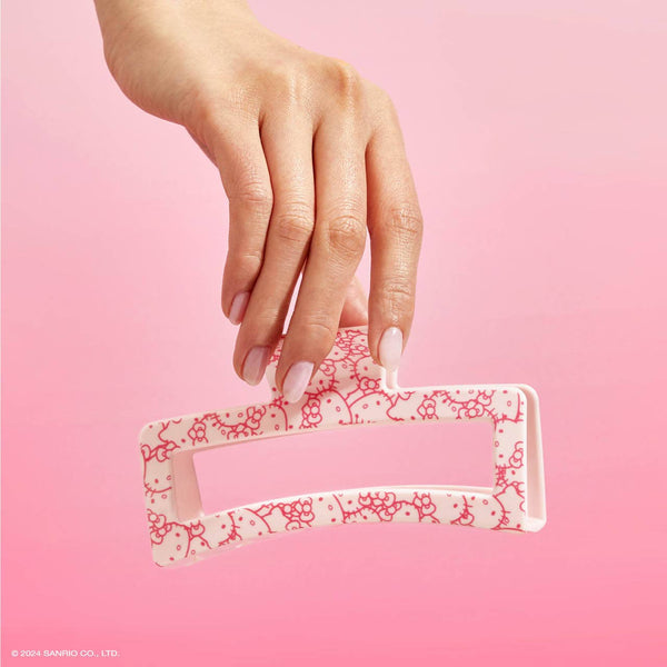 Hello Kitty x Kitsch Recycled Jumbo Open ClawClip-Pink Kitty
