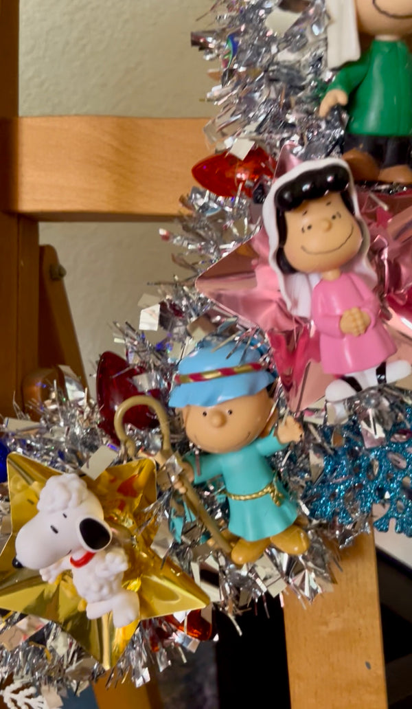 Handmade Wreath-Vintage Style Charlie Brown Christmas