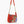 Vermilion Butterfly Bloom Handmade Shoulder Bag