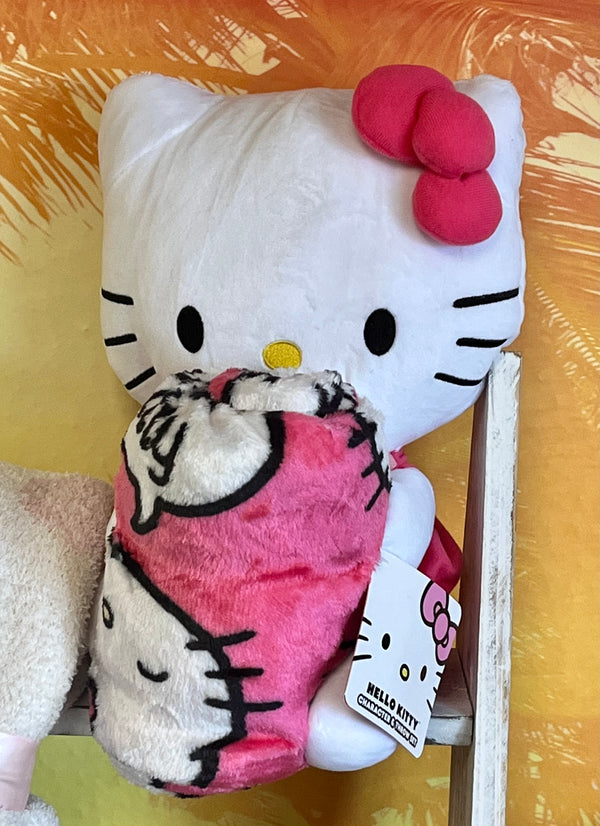 Hello Kitty Pink Pride Hugger & Silk Touch Throw Set