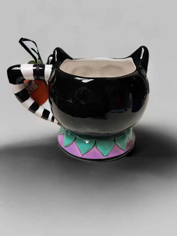 BLACK CAT MUG-Blue Sky Clayworks