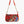 Vermilion Butterfly Bloom Handmade Shoulder Bag