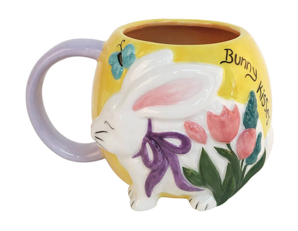 Bunny Kisses Figural Mug