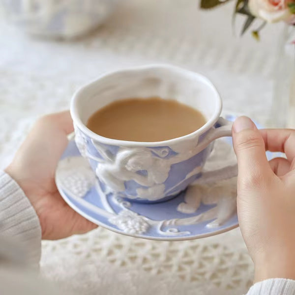 Rococo Tea Set-Cherubs