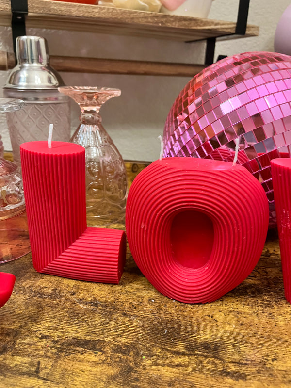 Romance Pillar Candles