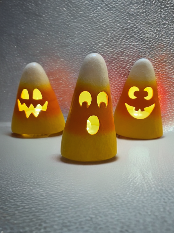 Silly Candy Corn Luminary