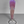 Natural Magenta Fluorite Scepter w Stand