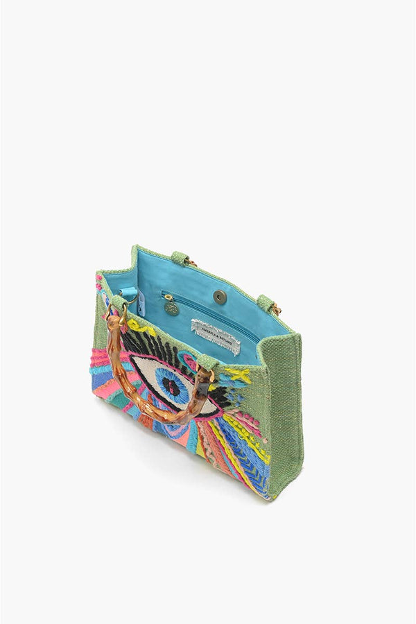 Groovy Evil Eye Handmade Handbag