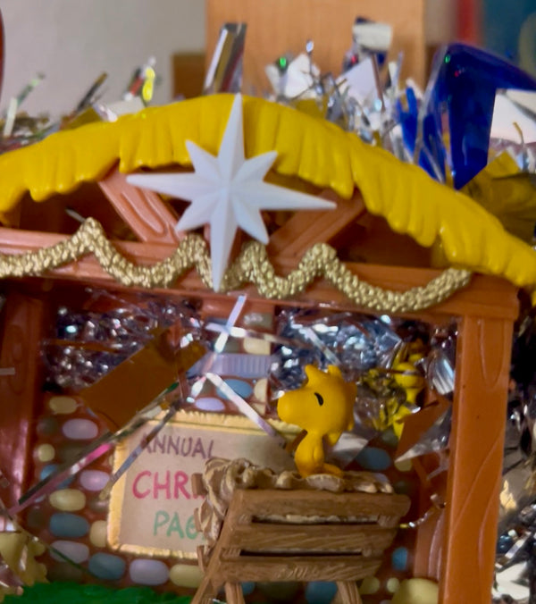 Handmade Wreath-Vintage Style Charlie Brown Christmas