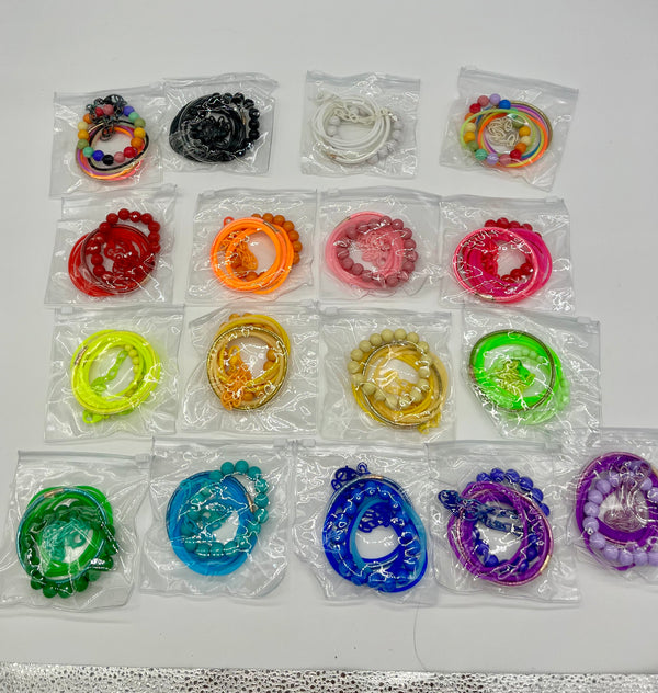 Retro Jelly/Charm Bracelet Set