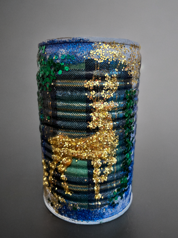 Handmade Vintage Style Holiday Art-Scented Candles