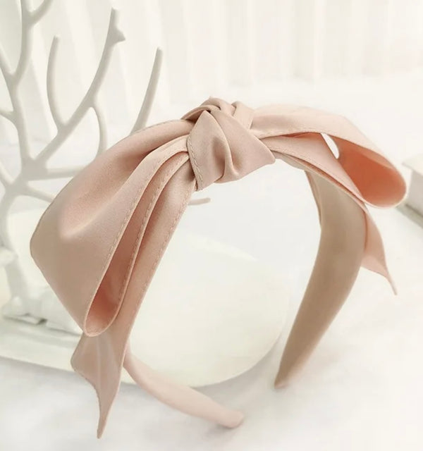 Headband-Dramatic Silk Bow