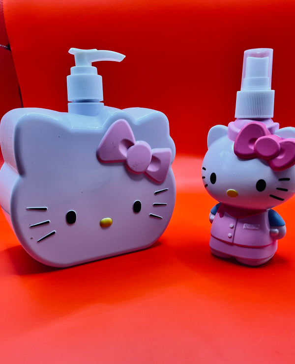 Hello Kitty-Soap & Spray Bottle Dispenser