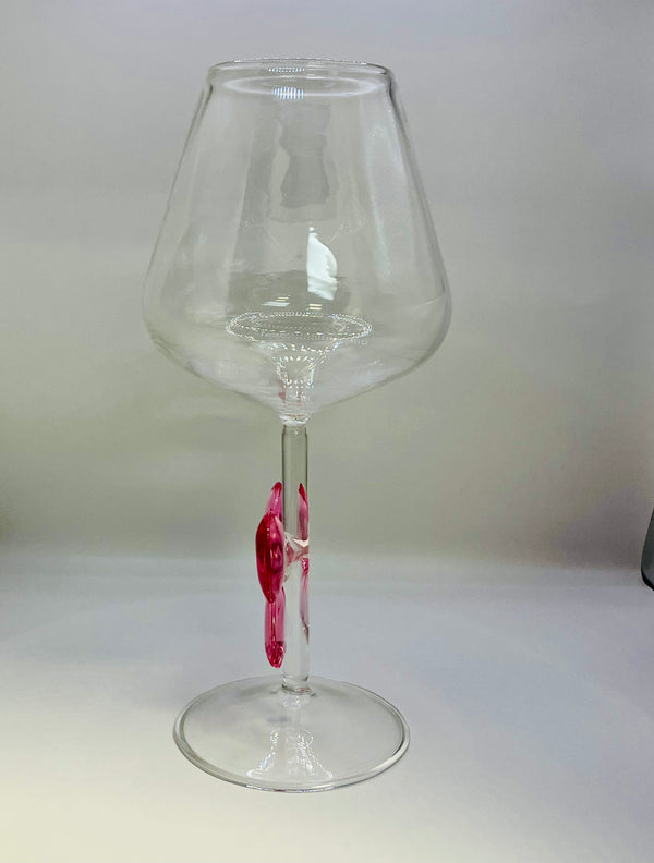 Pink Bow Glass Drinkware