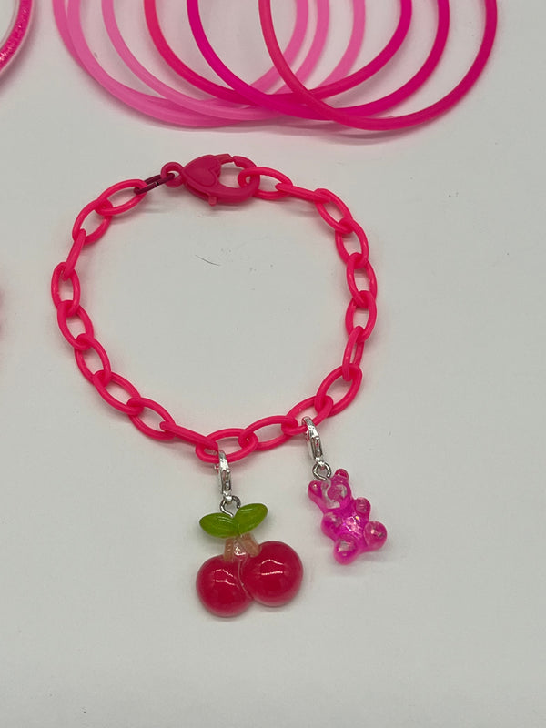 Retro Jelly/Charm Bracelet Set