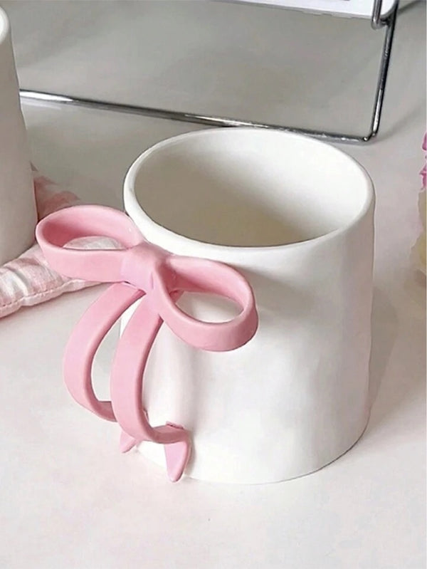 Bow Mug-Ceramic Handmade