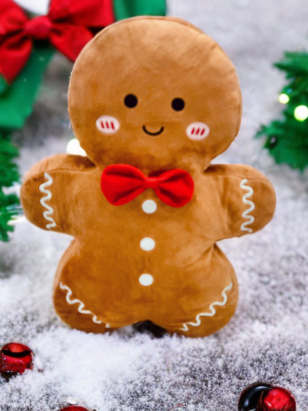 Gingerbread Man Cookie Cutie Pillow