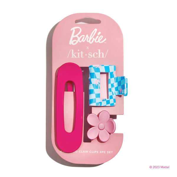 KITSCH Barbie Hair Clip Trio