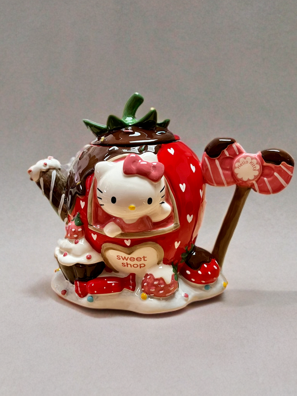 Blue Sky Clayworks - Hello Kitty Sweet Strawberry ShopTeapot