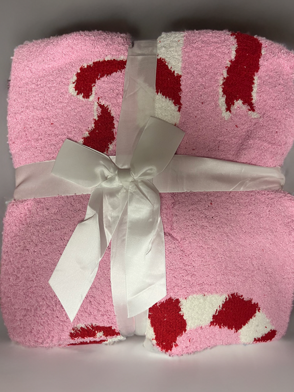 Blanket-Luxury Holiday Teddy Bear Fleece-Reversible