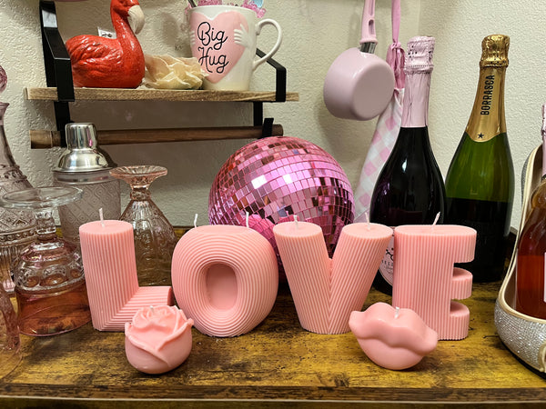 Romance Pillar Candles