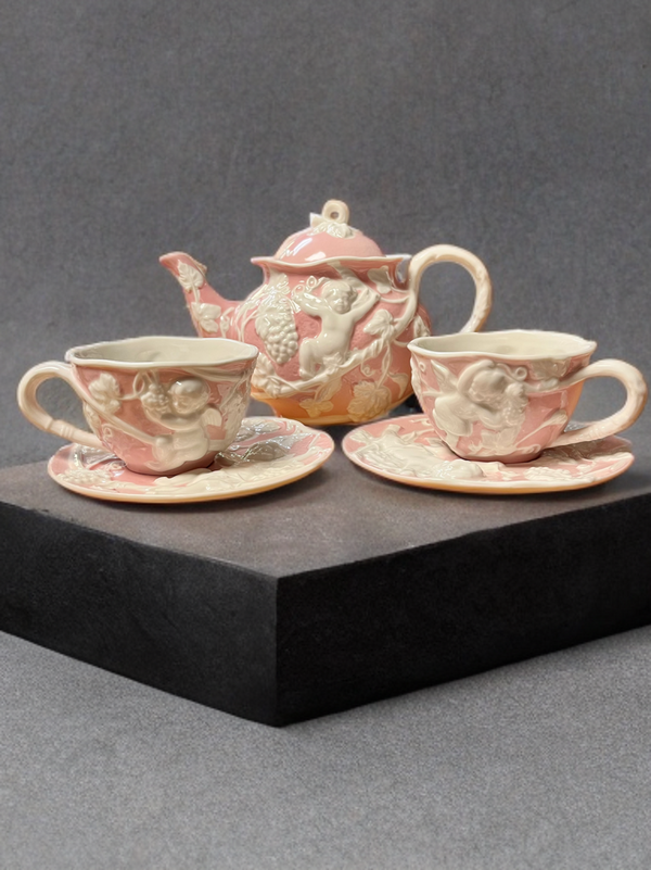 Rococo Tea Set-Cherubs