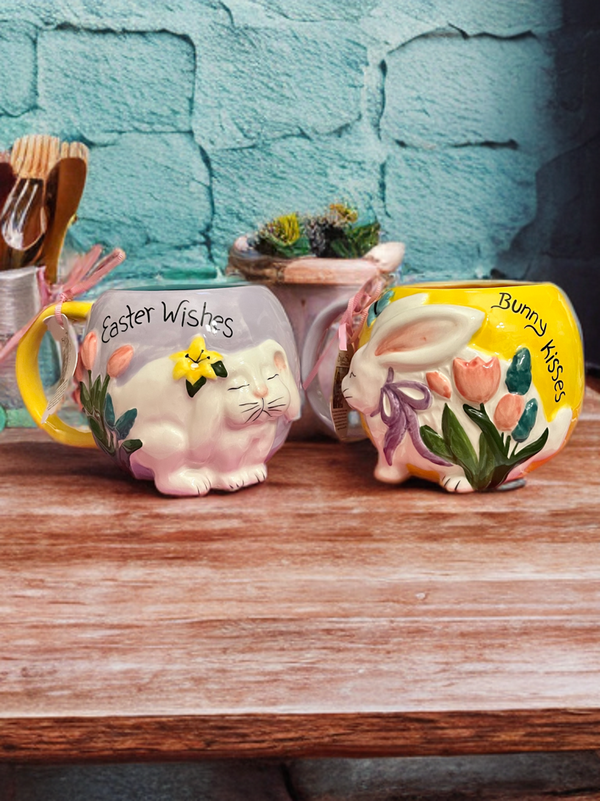Easter Wishes Figural Mug