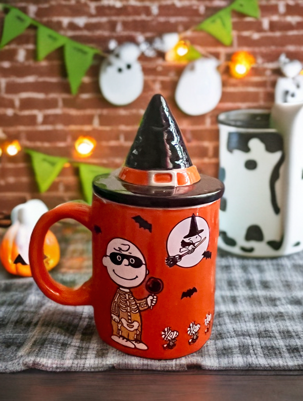 Peanuts Halloween 18oz. Ceramic Mug with Sculpted Topper