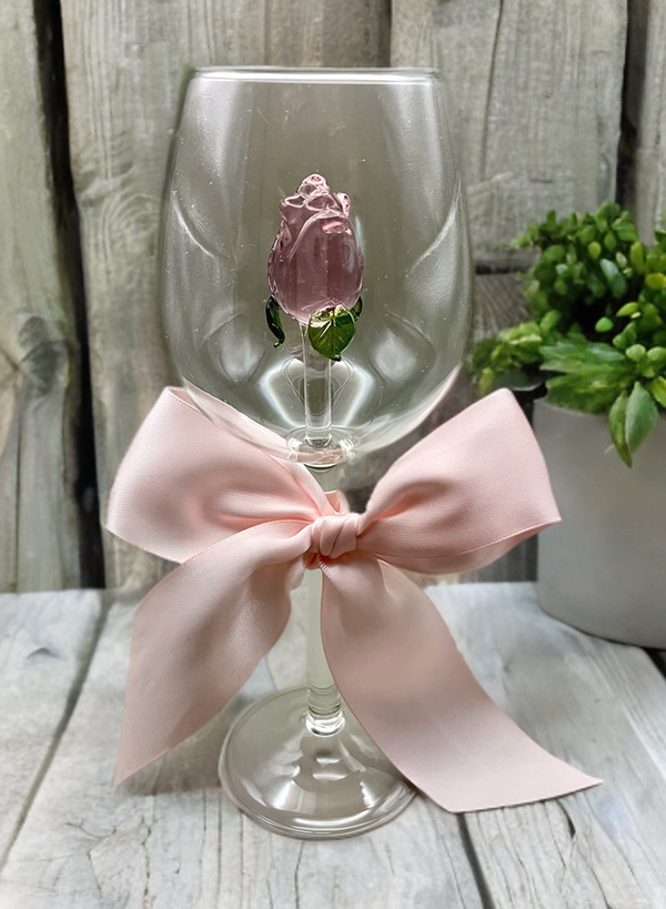 La Vie En Rose Cocktail Glass