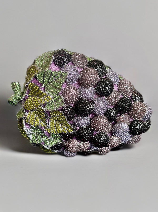 Rhinestone Handmade Bags-Grape and Apple