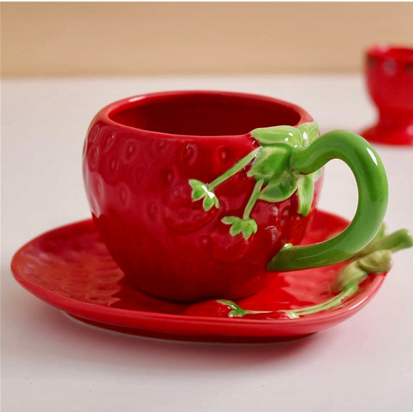 Strawberry-Cup and Saucer
