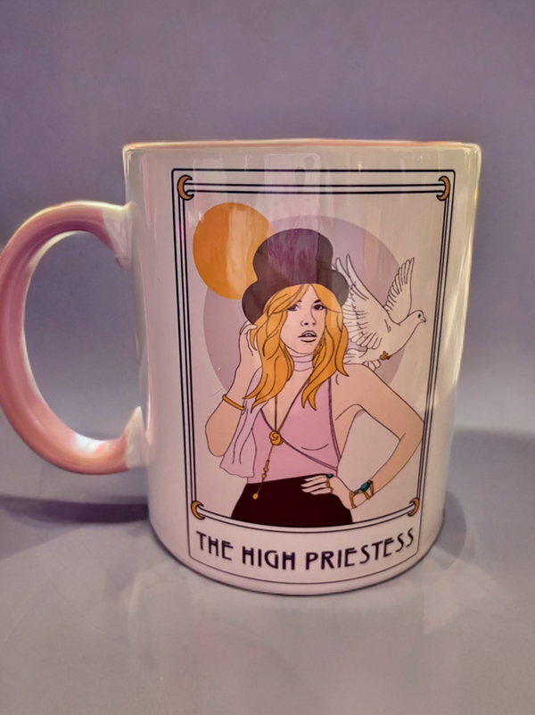 Retro Stevie High Priestess Tarot Mug