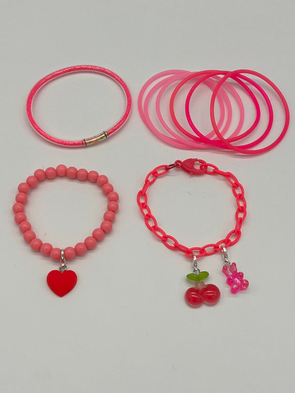 Retro Jelly/Charm Bracelet Set