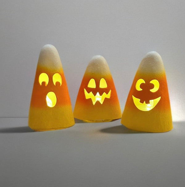 Surprised Candy Corn Luminary