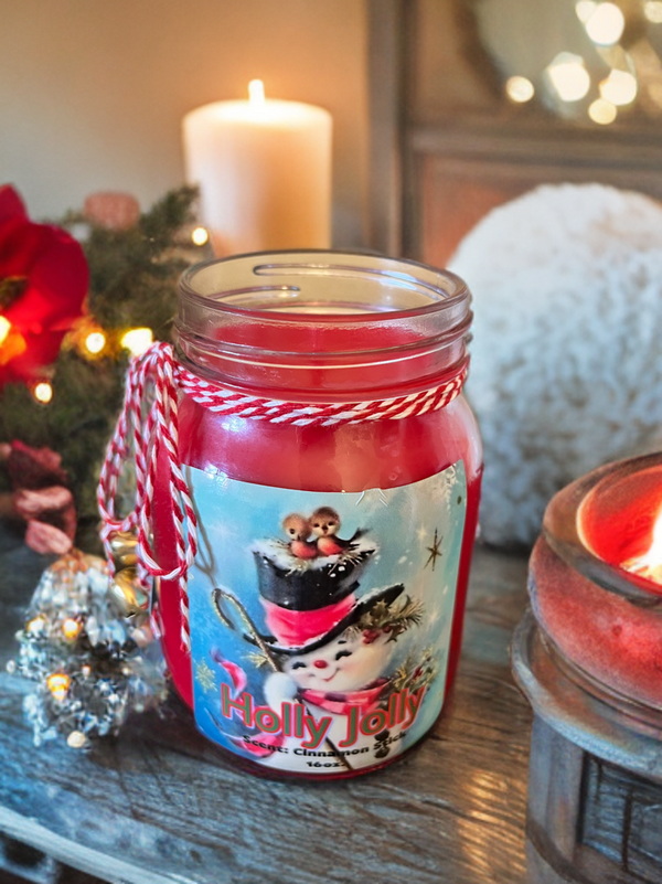 Handmade Holiday Scented Candles-16oz