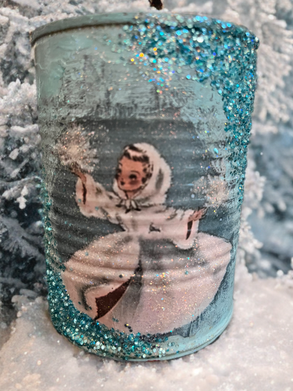 Handmade Vintage Style Holiday Art-Scented Candles