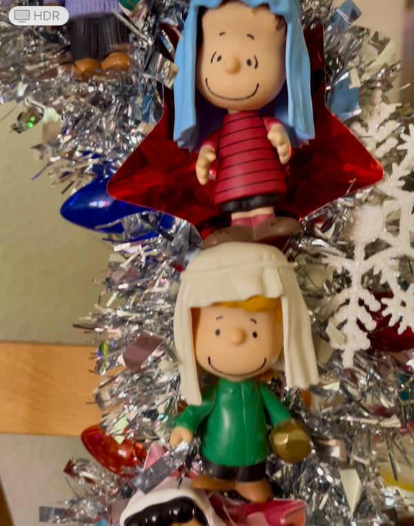 Handmade Wreath-Vintage Style Charlie Brown Christmas