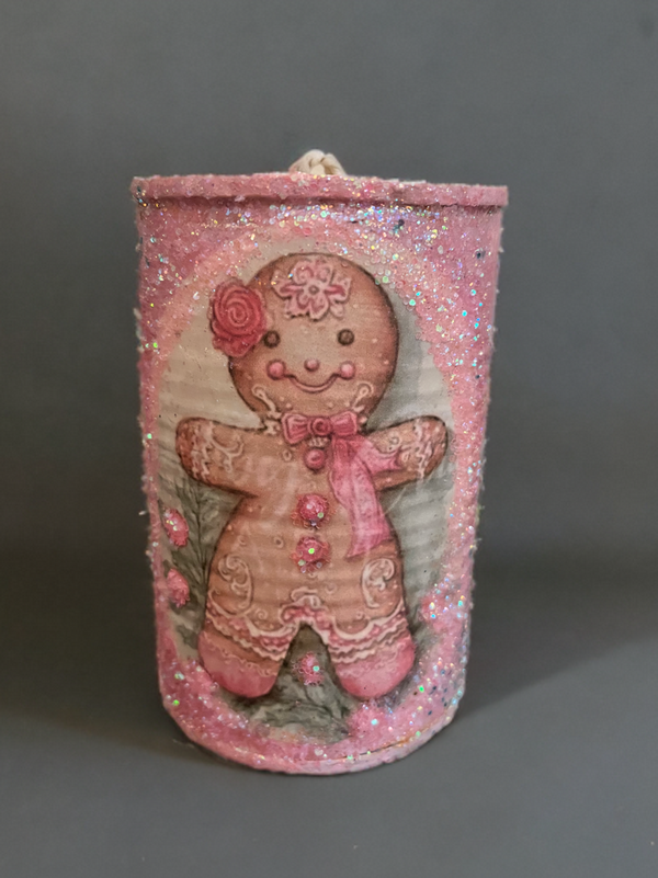 Handmade Vintage Style Holiday Art-Scented Candles
